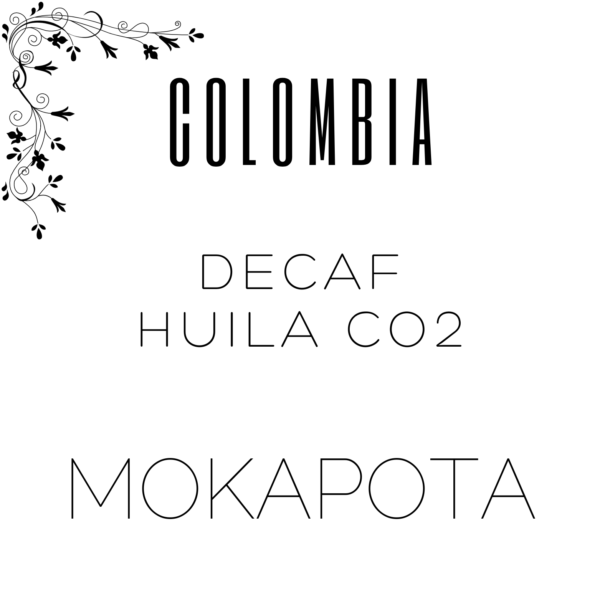 Alternative view of Colombia Decaf Huila CO2